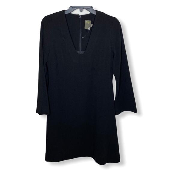 NEW Taylor black dress with bell sleeve - Picture 1 of 5
